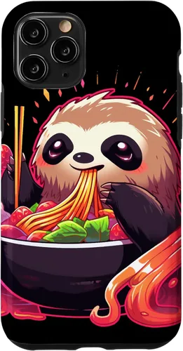 Vista 29 de Sloth Eating Ramen Japanese Noodles Soup Kawaii Case for iPhone 17