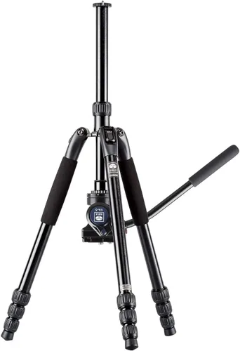 Vista 3 de SIRUI Trípode de aluminio de la serie T04S con cabezal de vídeo fluido compacto VA-5 (T-004SK+VA-5)