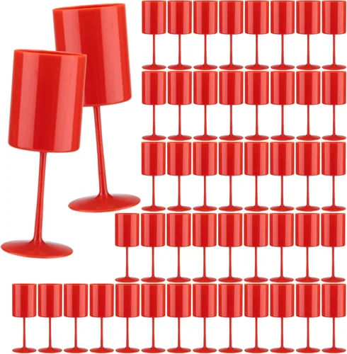 Vista 19 de Paquete de 12 copas de vino de plástico de 10 onzas, grandes y reutilizables, copas de champán vintage con tallo, vasos acrílicos inastillables