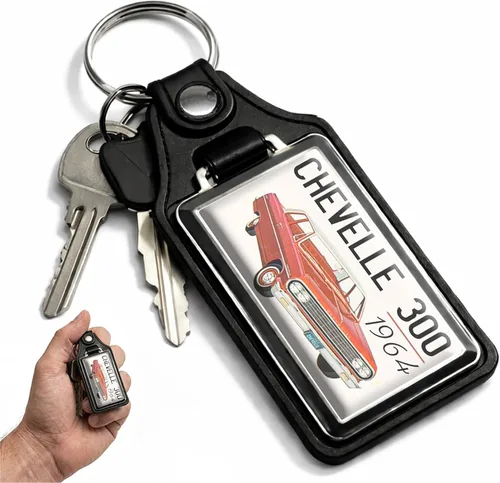 Vista 44 de Brotherhood Llavero de coche para Chevelle - Llavero de modelos clásicos para hombres y mujeres, llavero de regalo