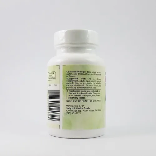 Vista 3 de Holly Hill Health Foods, Vitamina D3 2000 UI, 100 cápsulas blandas