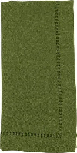 Vista 70 de SARO LIFESTYLE Servilleta de cóctel con borde cosido (juego de 12), negro, 6"x6