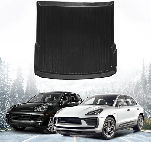 Vista 2 de Forro de carga prémium para Porsche MACAN 2015-2026 - 100% de protección, tapete de maletero de automóvil de ajuste personalizado, tapete de carga