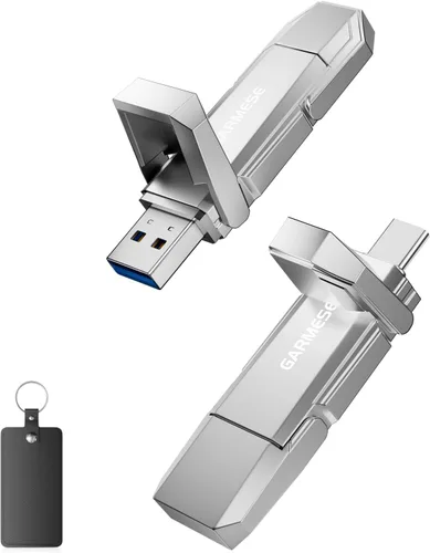 Vista 9 de 64GB Unidad Flash SSD-Grade USB C Hasta 450MB/s USB 3.2 Unidad Flash de Estado Sólido Tipo-A + Tipo-C Memoria Stick de Almacenamiento de Datos