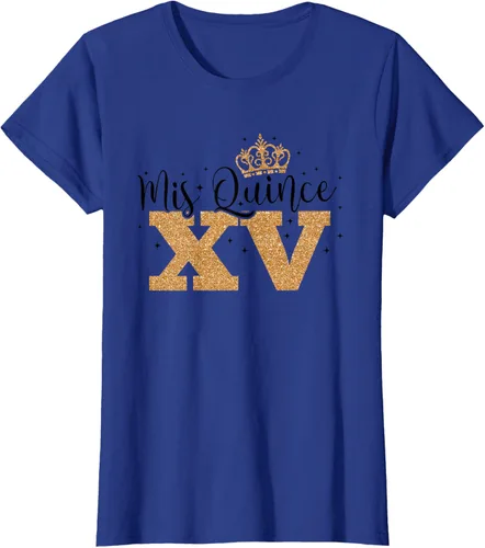 Vista 35 de Camiseta de quinceañera Mis Quince para cumpleaños número 15 Blanco