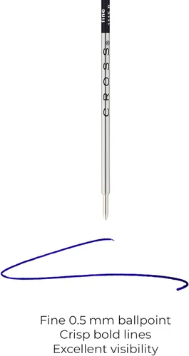 Vista 4 de Cross Recambio de tinta para bolígrafo - Azul Fino - 8512