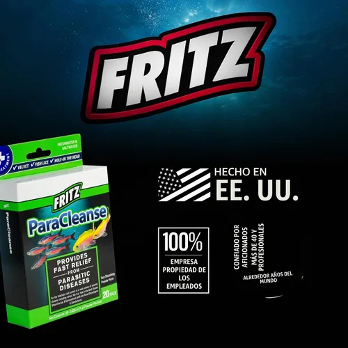 Vista 7 de Fritz Aquatics ParaCleanse proporciona un alivio rápido de enfermedades parasitarias (20 unidades)
