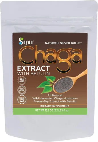 Vista 11 de Polvo extracto hongo chaga siberiano. Súper antioxidante, ayuda al sistema inmune., 2 onza, 1