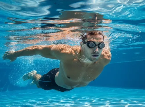 Vista 4 de Arena Drive 3 - Gafas de natación de entrenamiento antivaho para hombres y mujeres, lentes de policarbonato duro, sellos de silicona, ajuste perfecto