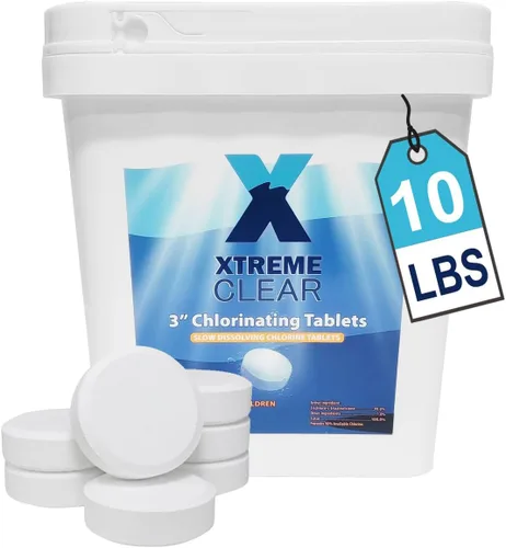 Vista 13 de XtremeClear Tabletas de Cloro de 1" para Piscina, Jacuzzi y Spa Elimina Bacterias y Algas Desinfectante Hace el Agua Limpia y Cristalina