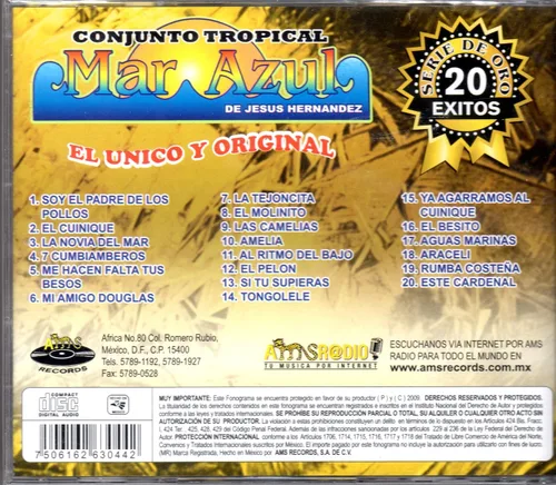 Vista 2 de Conjunto Tropical Mar Azul De Jesus Hernandez (20 ÉXitos)