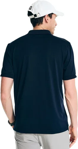 Vista 30 de Nautica playera polo clásica de mangas cortas, color sólido, para hombre
