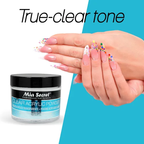 Vista 5 de Mia Secret Polvo acrílico transparente (1oz)