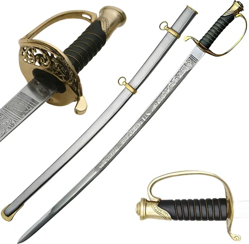 Vista 6 de Medieval Warrior US Cavalry Commemorative Saber with Scabbard