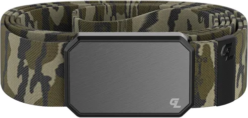 Vista 30 de Groove Life - Cinturón de nailon elástico para hombre con hebilla magnética de aluminio