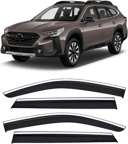 Vista 14 de Protector de lluvia adhesivo compatible con Toyota RAV4 2019-2025, protector de parabrisas de policarbonato, deflector de viento para ventana