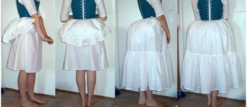 Vista 3 de GRACEART Alforja Elizabelina Tudor Bumroll Bum Pad Bustle