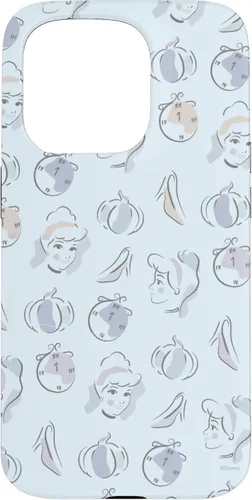 Vista 14 de Disney Carcasa para iPhone 17, diseño de acuarela de Cenicienta, color azul