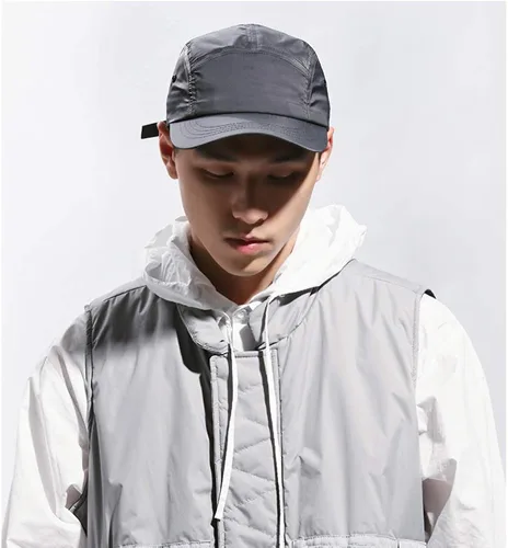Vista 2 de CLAPE Gorra UPF50 de 5 paneles de ala curvada gorra de secado rápido para deportes al aire libre talla única