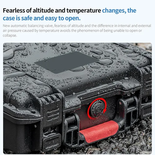 Vista 6 de Estuche de transporte impermeable compatible con DJI Osmo Pocket 3 Creator Combo Estuche rígido Estuche de viaje portátil Bolsa de almacenamiento