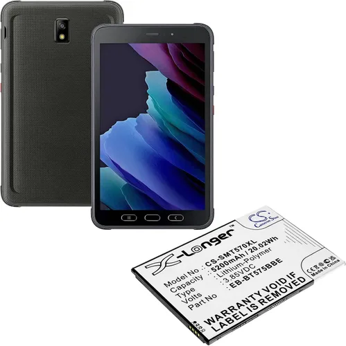 Vista 4 de 4900mAh EB-BT575BBE GH43-05039A Batería para Samsung Galaxy Tab Active 3 Galaxy Tab Active 3 8.0 Galaxy Tab Active 3 8.0 2020 SM-T570 SM-T575