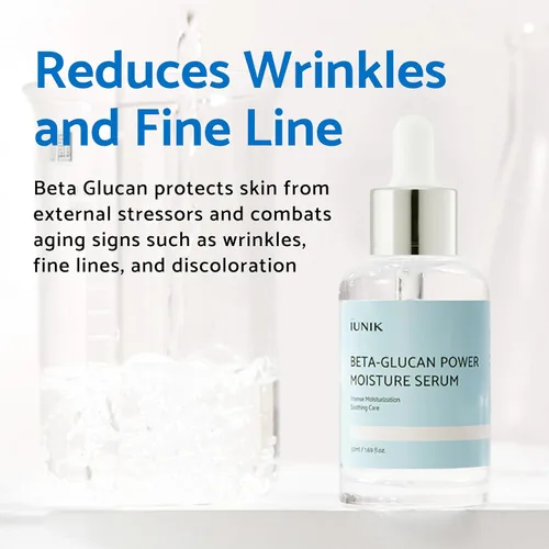 Vista 8 de IUNIK Beta Glucano Crema de Humedad Diaria Beta-Glucano Power Suero Hidratación Intensa Hidratación Intensa Barrera Piel Fortificante Ultra Intensa