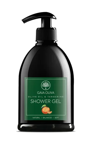 Vista 10 de GAIA Oliva Gel de ducha de aceite de oliva – Gel de ducha natural con coco, gel corporal hidratante e hidratante para mujeres y hombres, gel de baño