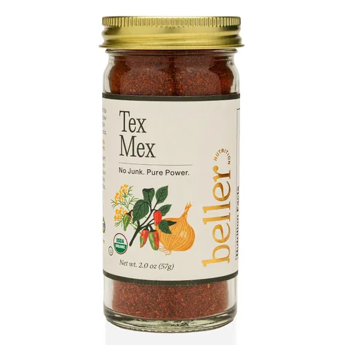 Vista 12 de Colección de Mezcla de Especias Orgánicas Beller Nutrition Pack de 10 Impulso Matinal, Super Sumac, Tex Mex, Vegitude, Cinnapeel, Todo Sabroso