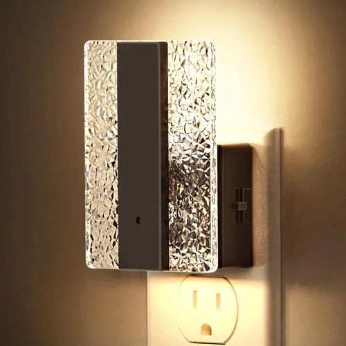 Vista 14 de L LOHAS LED - Luces nocturnas enchufables en la pared, paquete de 2 luces nocturnas con sensor de crepúsculo a amanecer, luces nocturnas LED