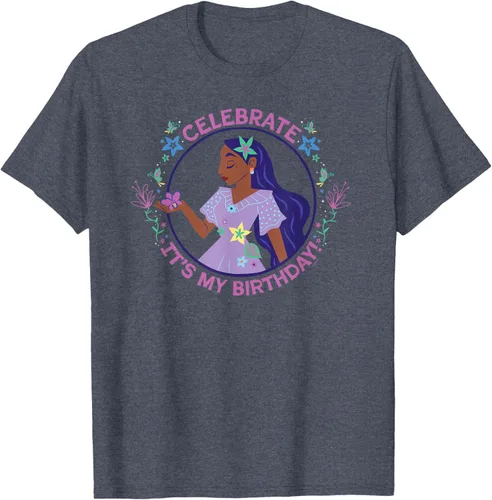 Vista 52 de Disney Encanto Isabela Madrigal It's My Birthday - Camiseta, Negro
