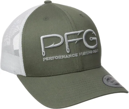 Vista 189 de Columbia Gorra de Béisbol de Malla con Logotipo PFG Unisex para Adultos