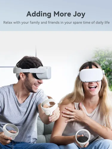 Vista 7 de CNBEYOUNG VR Face Cover and Lens Cover and Head Strap for Quest 2