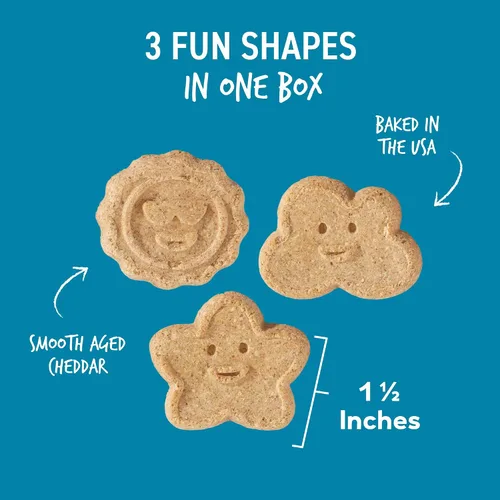 Vista 6 de Cloud Star Wag More Bark Less Crunchy - Golosinas para perros sin granos, queso cheddar, caja de 14 onzas (paquete de 2)