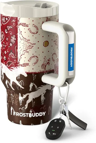 Vista 109 de Frost Buddy Thicc Buddy - Vaso aislado de 16 onzas (amor americano)