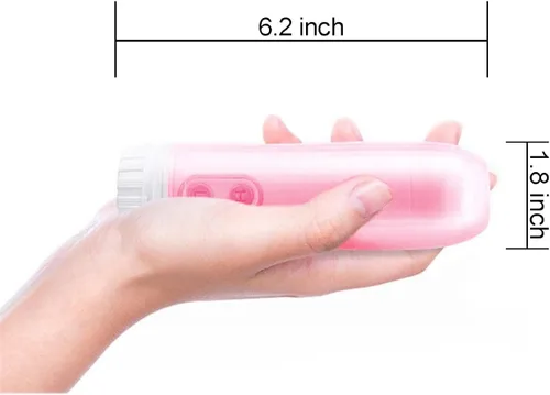 Vista 4 de Bidé portátil para bidé de viaje, bidé eléctrico de mano, Ipx6 impermeable, con 2 opciones de presión, para limpieza de higiene personal, rosa