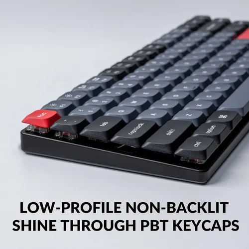 Vista 6 de Keychron K3 Pro Teclado mecánico inalámbrico personalizado, 75% de diseño QMKVIA programable BluetoothRGB con cable ultra delgado Gateron