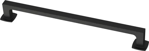 Vista 40 de Franklin Brass (1 paquete) – Manijas de gabinete color negro mate, centro de agujero de 3-3/4 pulgadas, tiradores para cajones, puerta de gabinete