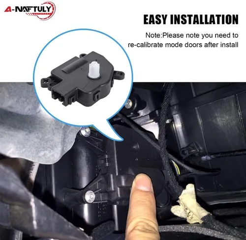 Vista 5 de Actuador de puerta de mezcla HVAC de reemplazo para Chrysler 200 2012-2014/Sebring, Dodge Avenger/Journey/Caliber, Jeep Wrangler/Patriot/Compass Ram