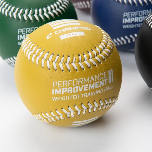 Vista 4 de Champro Pelotas de béisbol de entrenamiento con peso, juego de 6