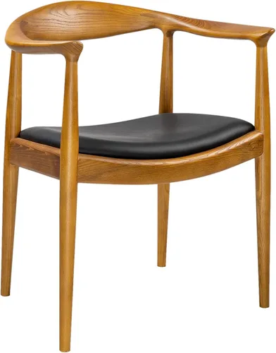 Vista 13 de Polynices Kennedy Chair, Mid Century Dining Chairs with Arms (Black)