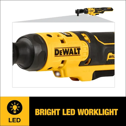 Vista 4 de DEWALT ATOMIC 20V MAX Ratilla inalámbrica sin escobillas, 1/2 pulgada, solo herramienta desnuda (DCF512B)