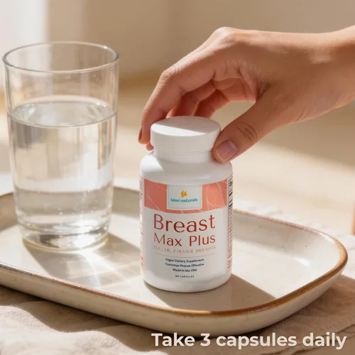 Vista 6 de KIMI Naturals Breast Max Plus - Píldoras de mejora de senos l Suplemento potenciador para un crecimiento rápido y busto más grande, fórmula