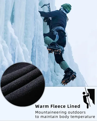 Vista 3 de BenBoy Women's Outdoor Waterproof Windproof Fleece Slim Cargo Snow Ski Hiking Pants