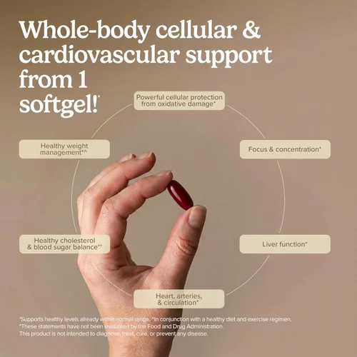Vista 4 de Terry Naturally Clinical OPC Extra Strength - Apoyo a la salud cardiovascular y la concentración - Suplemento con extracto de semilla de uva