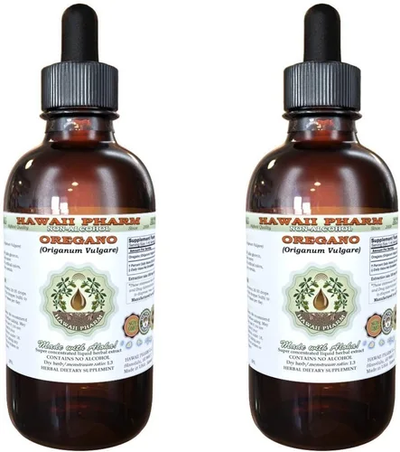 Vista 11 de Hawaii Pharm - Extracto de hoja de orégano sin alcohol, 2 onzas líquidas