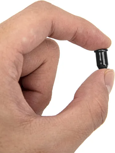 Vista 5 de 36 casquillos de metal para guitarra Yootones a través del cuerpo, virolas de montaje de cuerdas compatibles con repuesto de guitarra (negro)