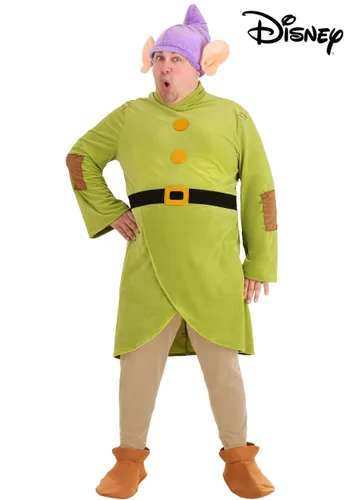 Vista 2 de Disfraz de Tonto Tallas Plus para Adultos de Blancanieves de Disney Multicolor