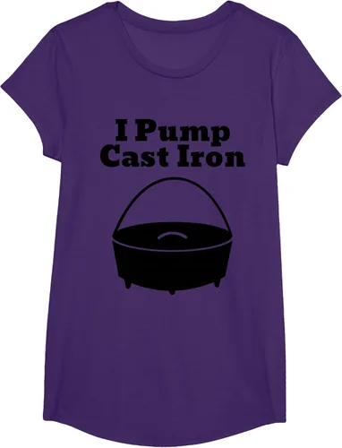 Vista 53 de I Pump - Camiseta de hierro fundido para cocinar al horno holandés