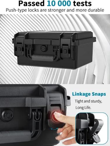 Vista 3 de Funda de transporte de auriculares VR para Oculus Quest 2, se adapta a todas las correas Elite, funda rígida para proteger accesorios Oculus Quest
