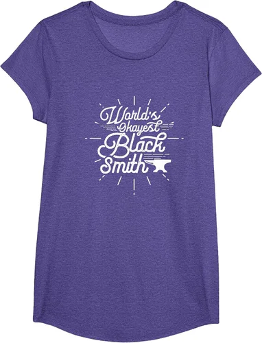 Vista 42 de Blacksmith Blacksmithing Forge Metalsmith Forging T-Shirt Asphalt Grey